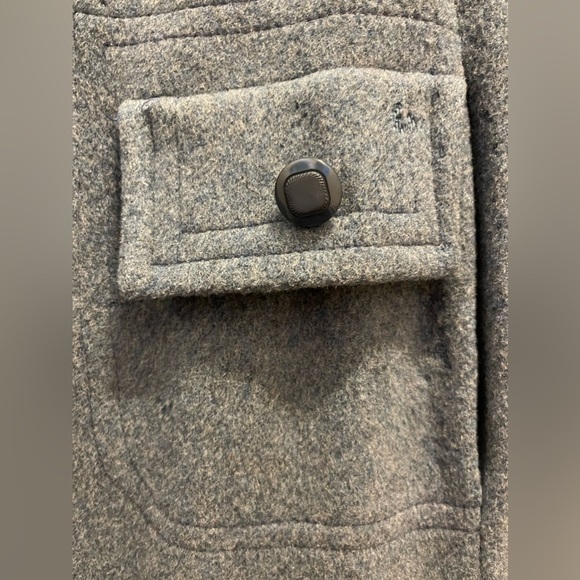 Bromley 100% Wool Button Down Trench Coat Long Sleeves Women’s Size Medium/Large - Picture 15 of 16